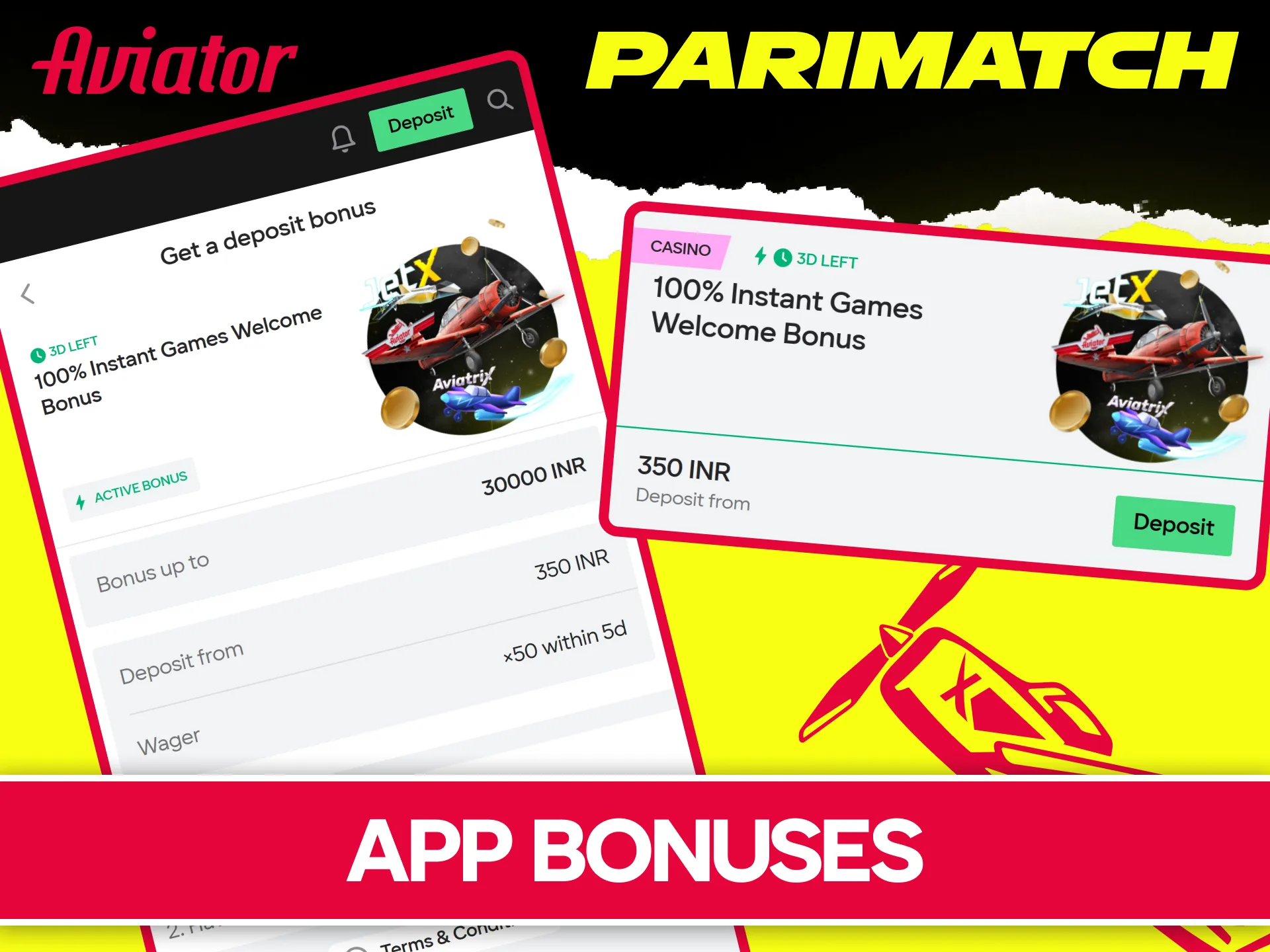 Claim official Parimatch app bonuses for the Aviator crash game.