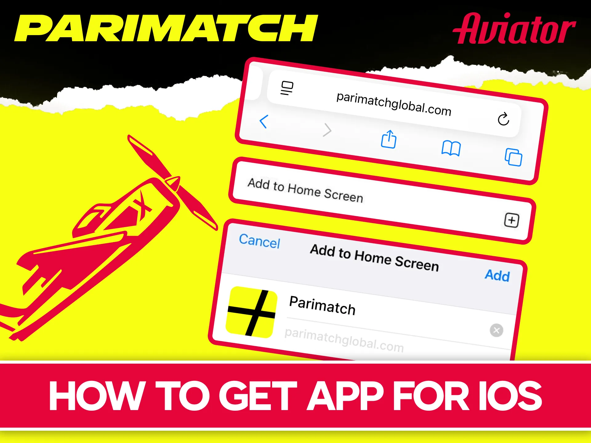 Install official Parimatch iOS shortcut to launch Aviator easily now.