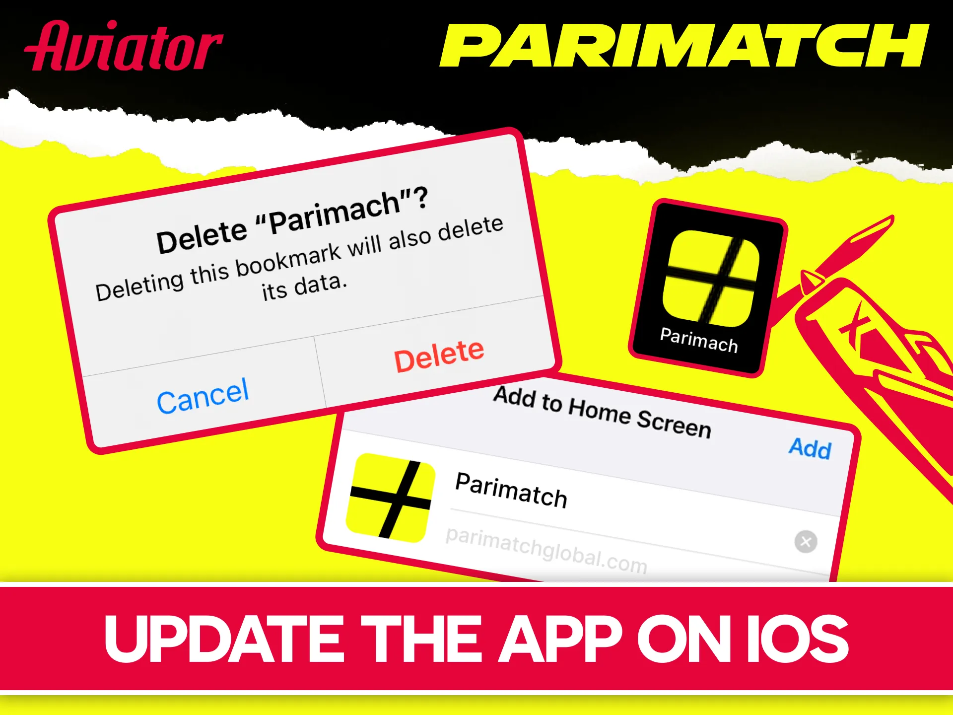 Refresh official Parimatch iOS app for the best Aviator experience.