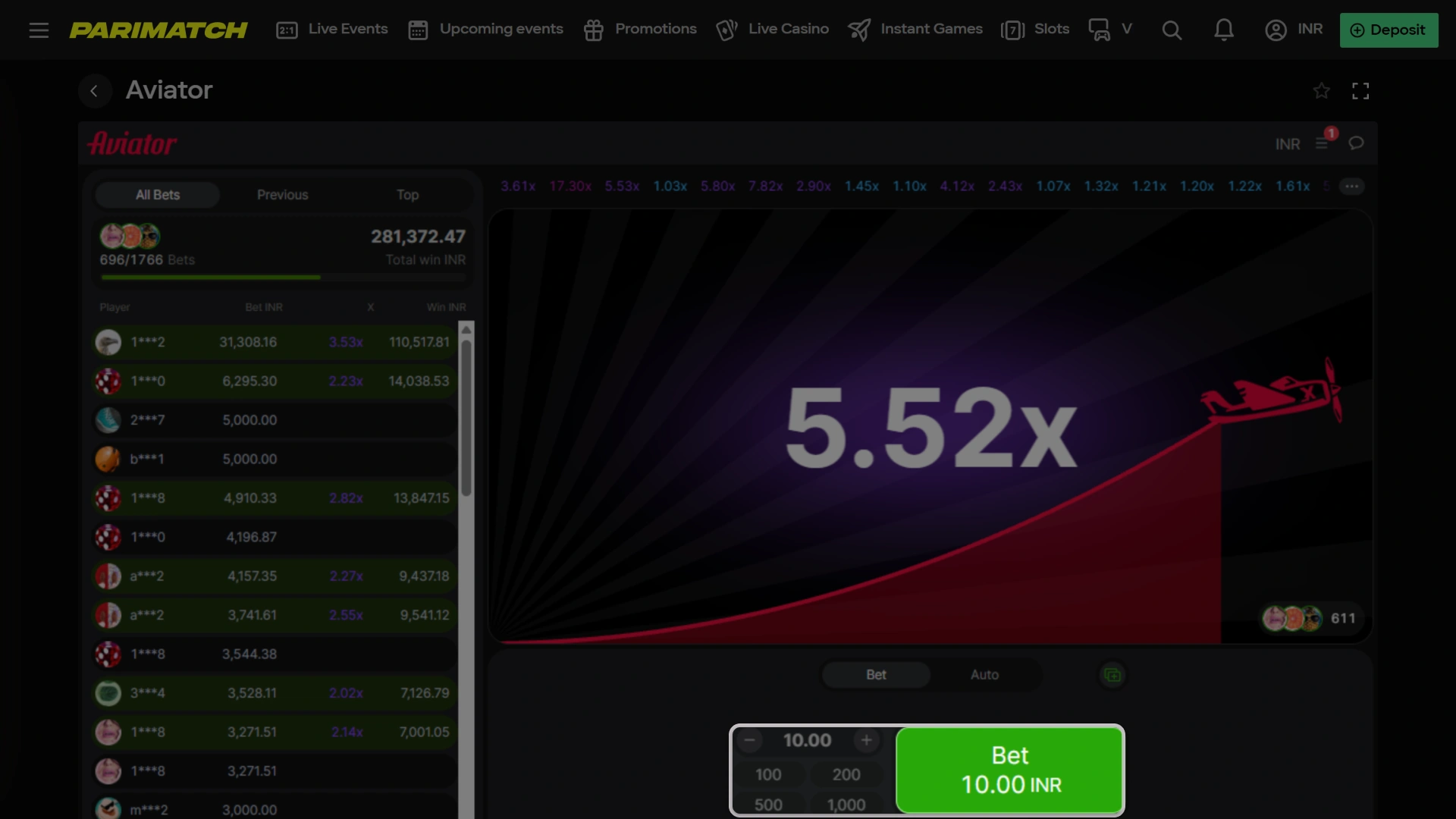 Complete official Parimatch wagering rules to withdraw your Aviator winnings.