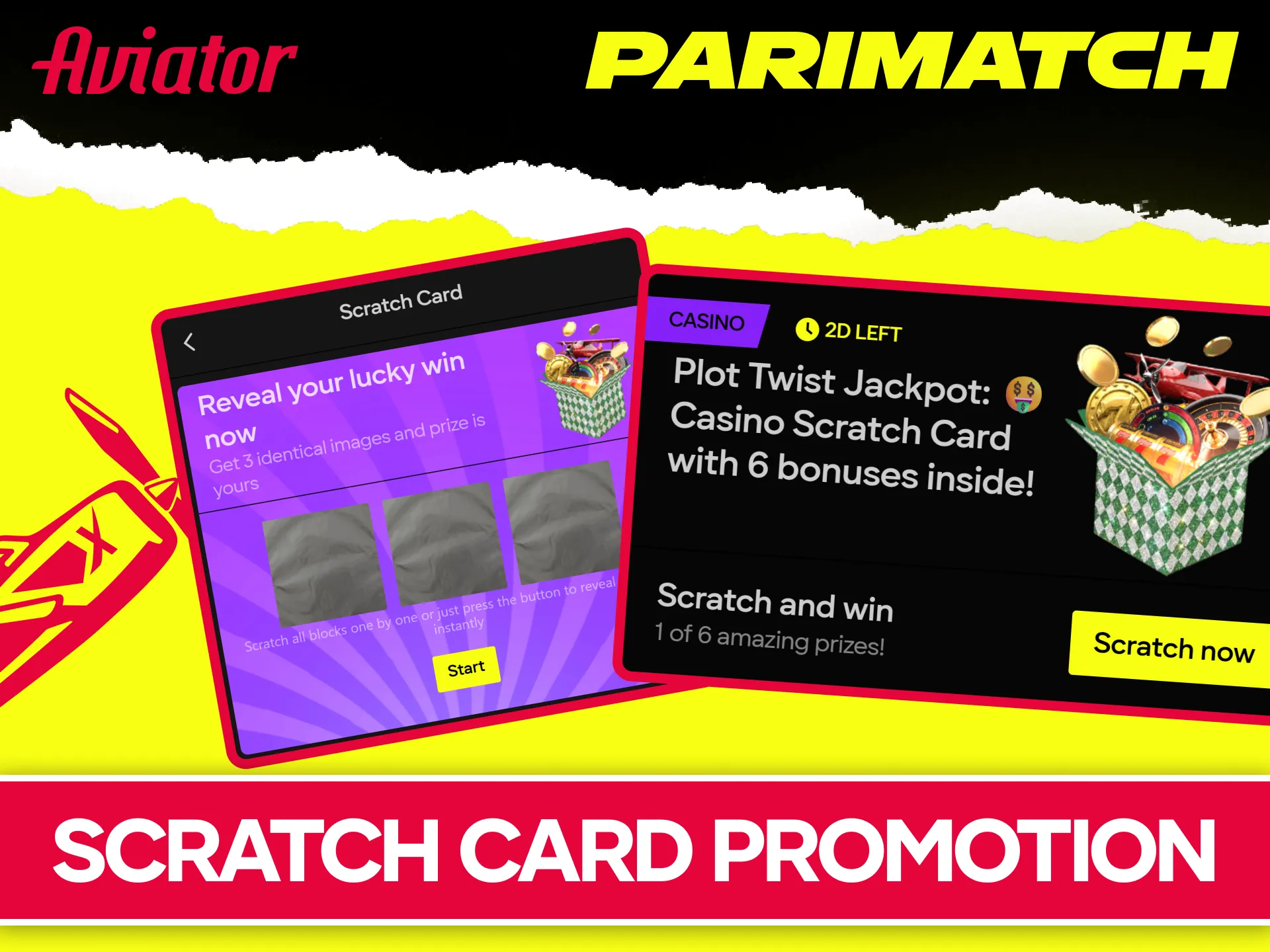 Reveal official Parimatch scratch card for instant Aviator gaming prizes.