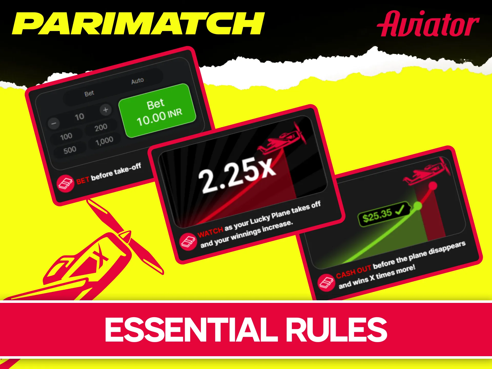 Learn official Aviator rules on the Parimatch India gaming site.